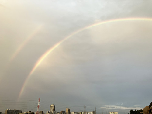 2重の虹