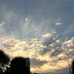 夕方の雲