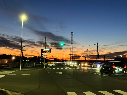 茨城国道6号交差点